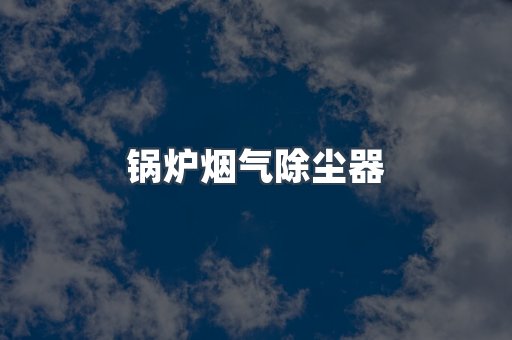 锅炉烟气除尘器